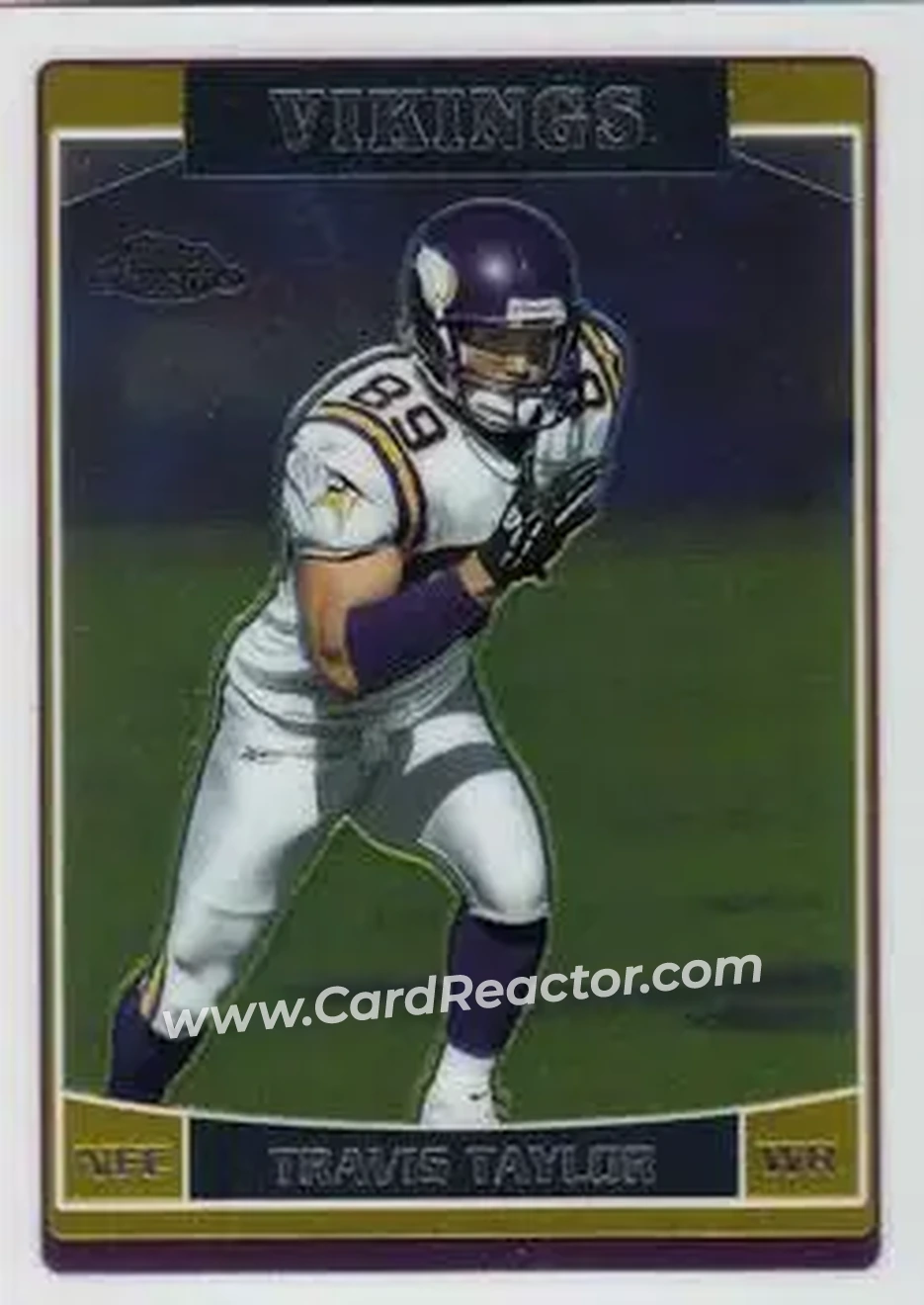 2006 Topps Chrome #11 - Travis Taylor - Minnesota Vikings - Front