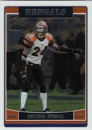 2006 Topps Chrome #15 - Deltha O'Neal - Cincinnati Bengals