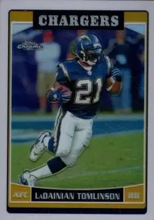 2006 Topps Chrome #16 - LaDainian Tomlinson - San Diego Chargers