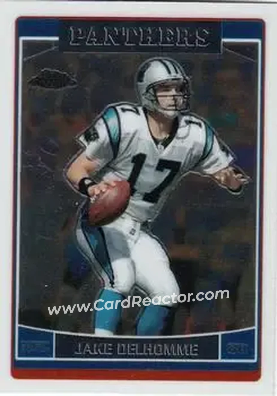 2006 Topps Chrome #22 - Jake Delhomme - Carolina Panthers - Front