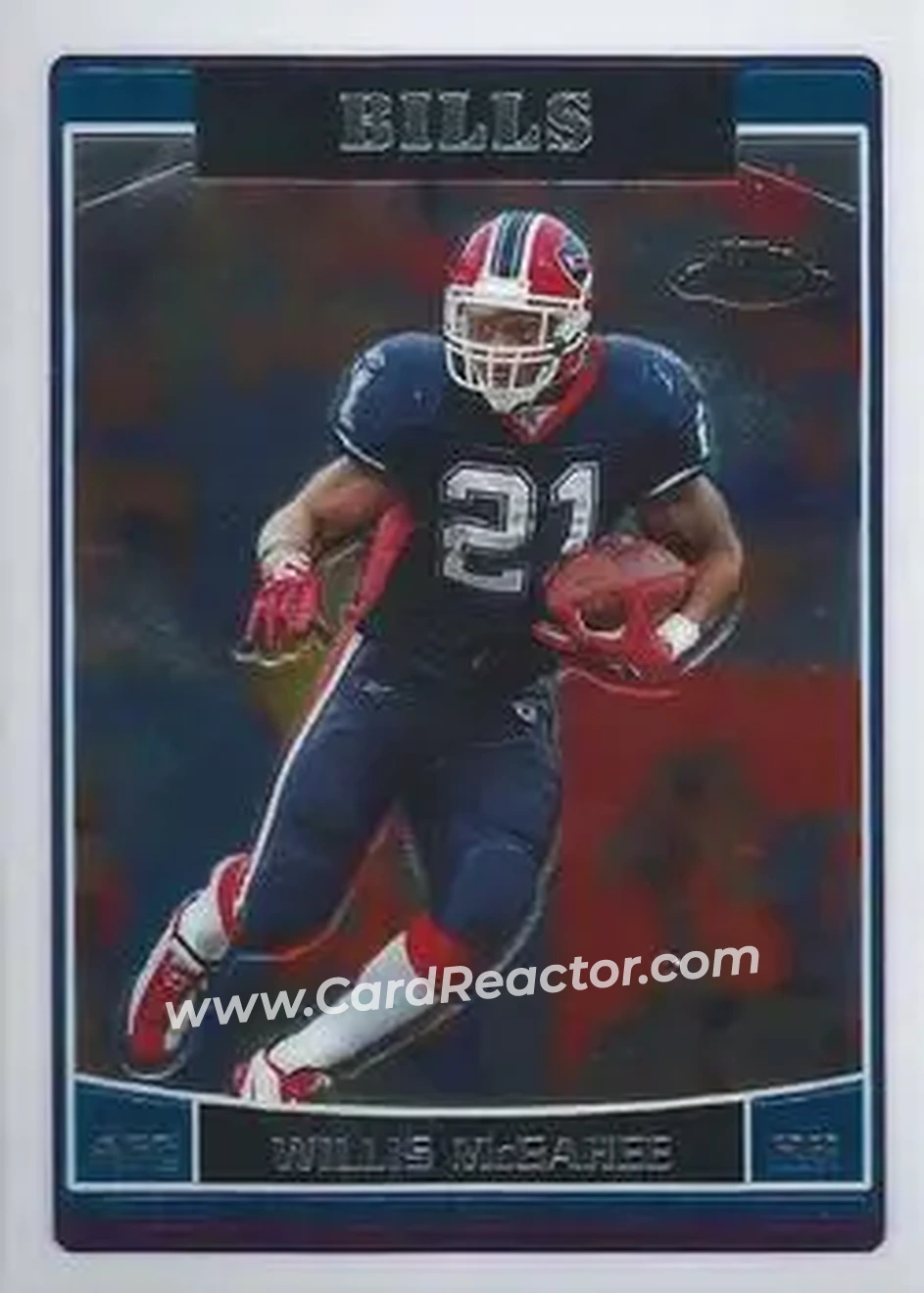 2006 Topps Chrome #23 - Willis McGahee - Buffalo Bills - Front