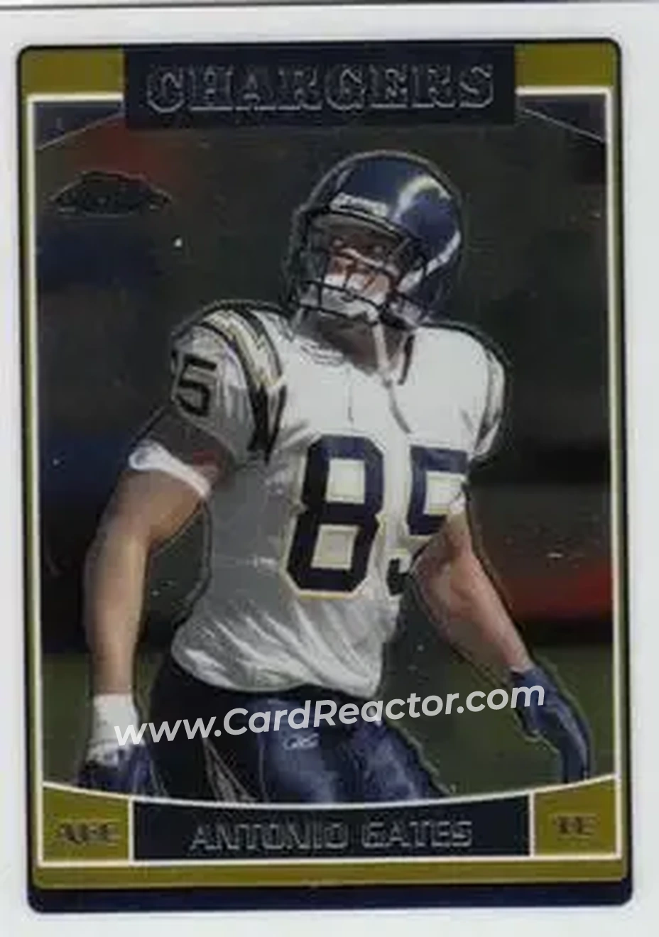 2006 Topps Chrome #27 - Antonio Gates - San Diego Chargers - Front