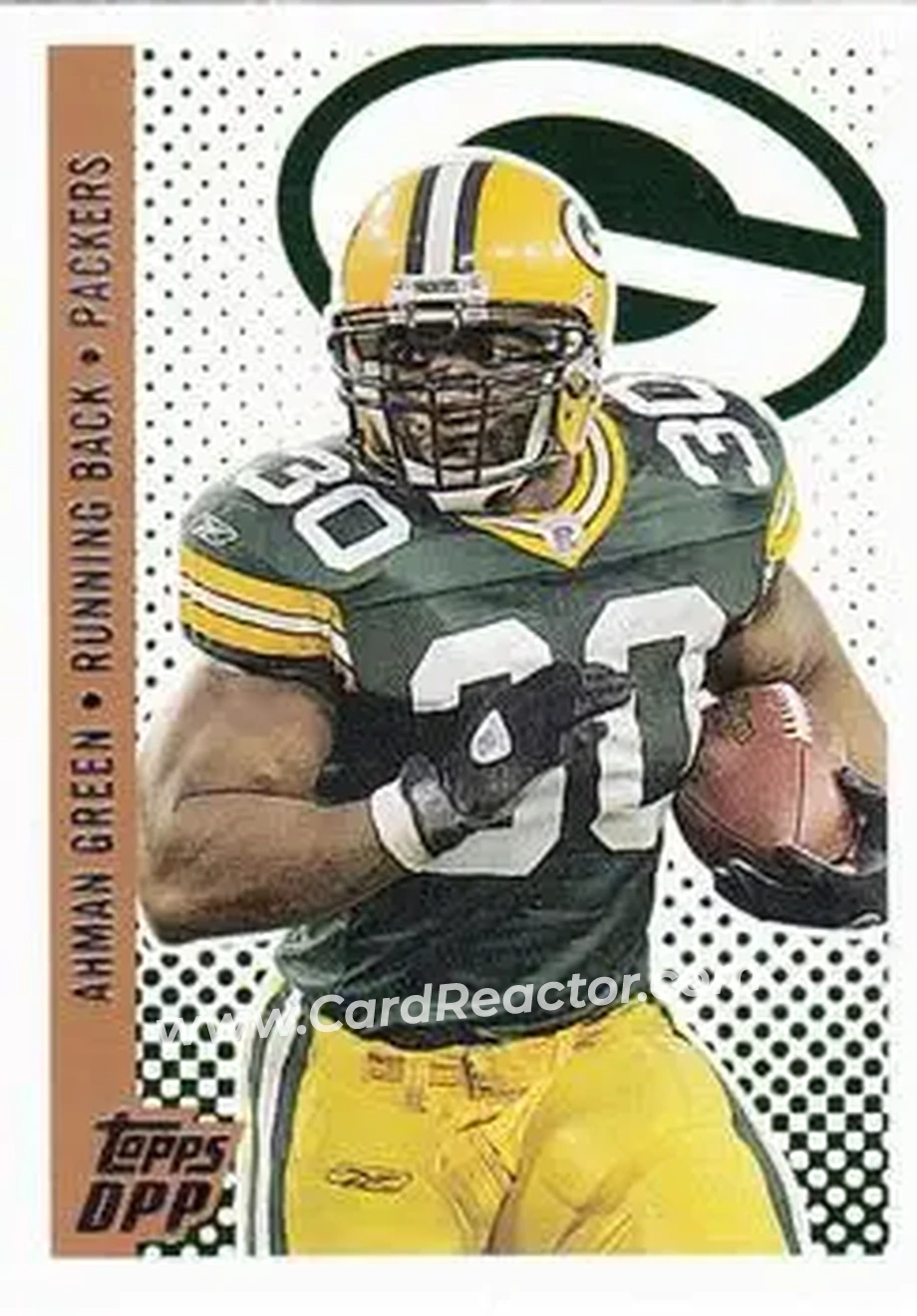 2006 Topps Draft Picks & Prospects #2 - Ahman Green - Green Bay Packers - Front
