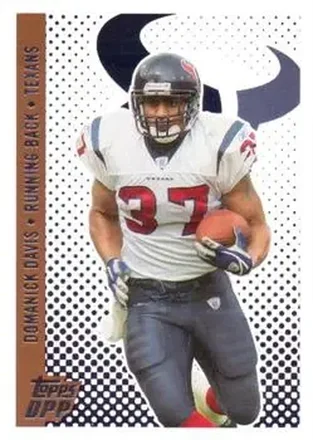 2006 Topps Draft Picks & Prospects #3 - Domanick Davis - Houston Texans