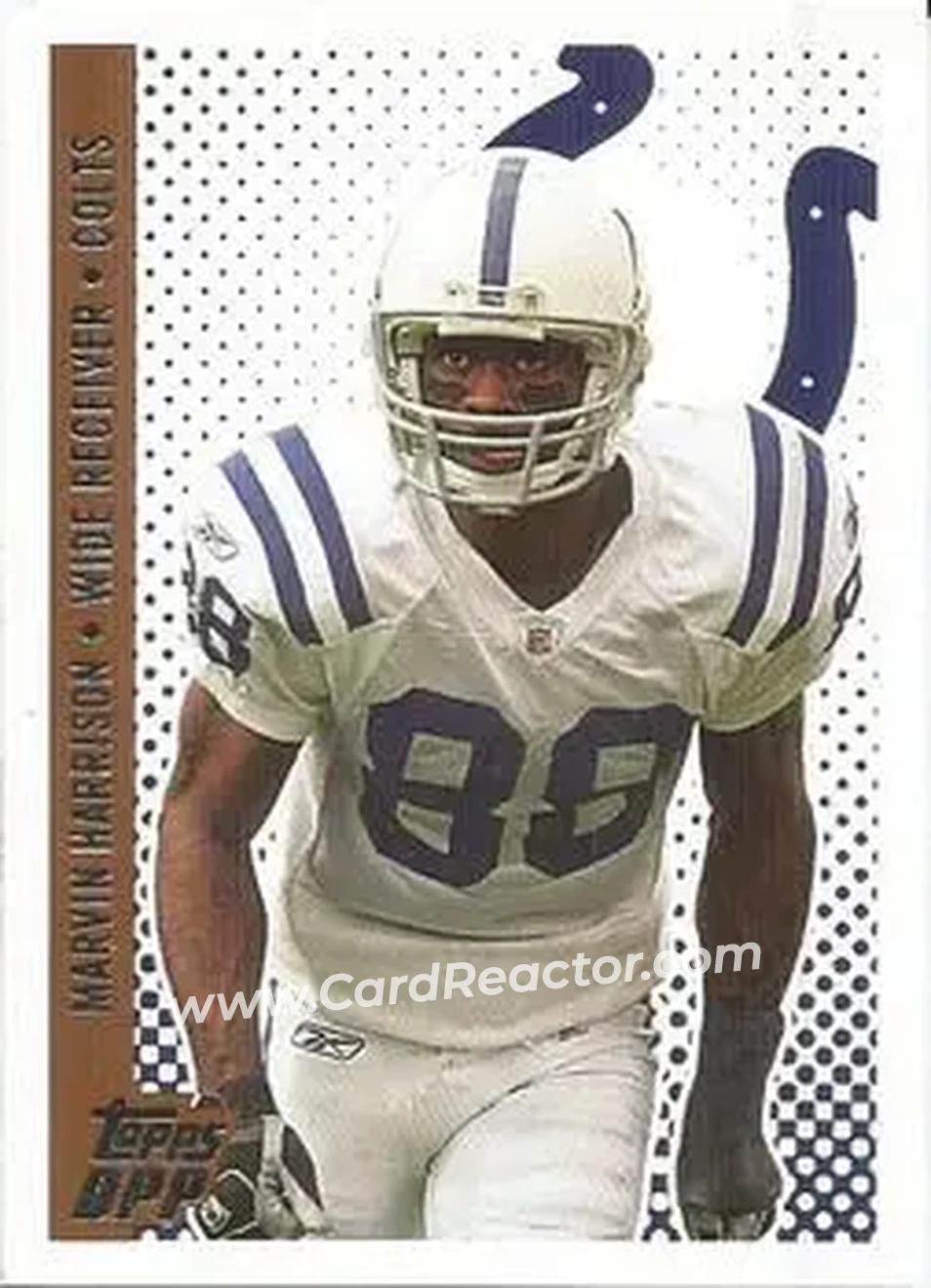 2006 Topps Draft Picks & Prospects #6 - Marvin Harrison - Indianapolis Colts - Front