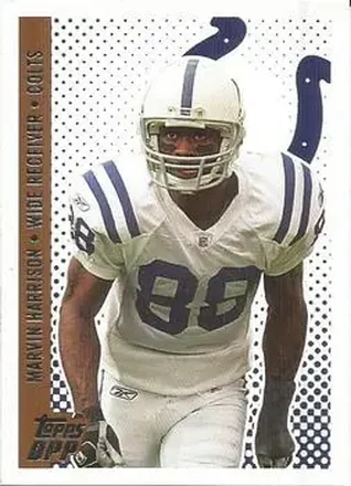 2006 Topps Draft Picks & Prospects #6 - Marvin Harrison - Indianapolis Colts