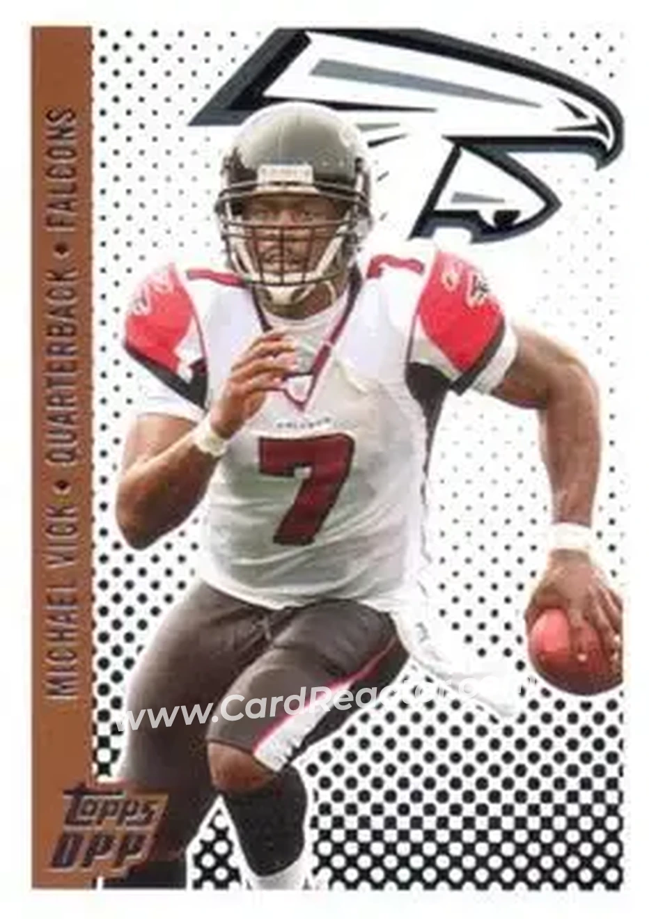 2006 Topps Draft Picks & Prospects #7 - Michael Vick - Atlanta Falcons - Front 2006 Topps Draft Picks & Prospects #7 - Michael Vick - Atlanta Falcons - Front