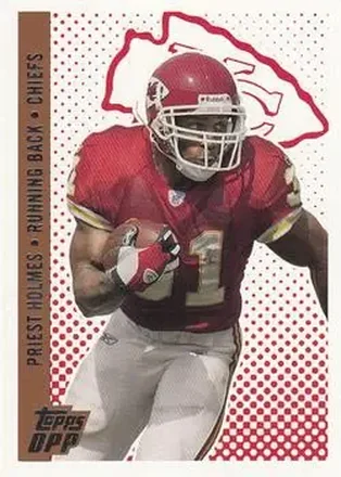 2006 Topps Draft Picks & Prospects #8 - Priest Holmes - Kansas City Chiefs