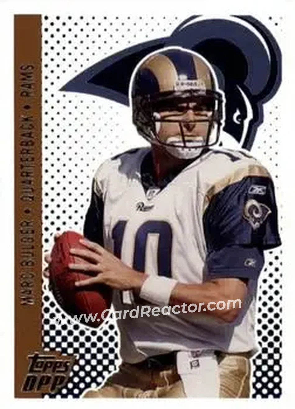2006 Topps Draft Picks & Prospects #10 - Marc Bulger - St. Louis Rams - Front