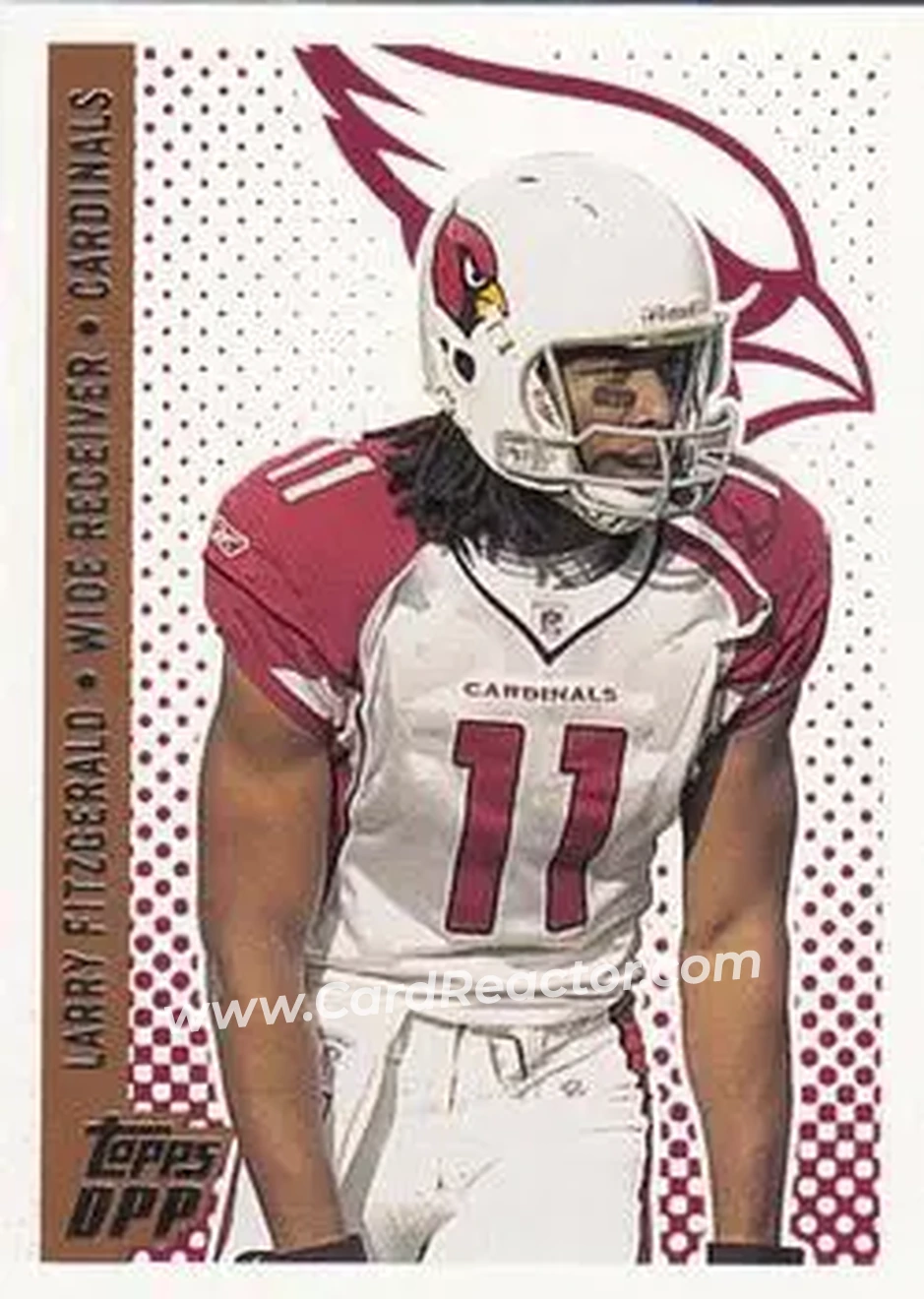 2006 Topps Draft Picks & Prospects #12 - Larry Fitzgerald - Arizona Cardinals - Front 2006 Topps Draft Picks & Prospects #12 - Larry Fitzgerald - Arizona Cardinals - Front