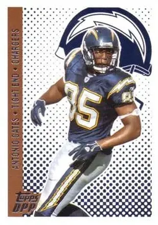 2006 Topps Draft Picks & Prospects #15 - Antonio Gates - San Diego Chargers
