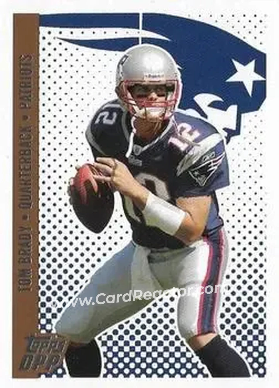 2006 Topps Draft Picks & Prospects #21 - Tom Brady - New England Patriots - Front 2006 Topps Draft Picks & Prospects #21 - Tom Brady - New England Patriots - Front