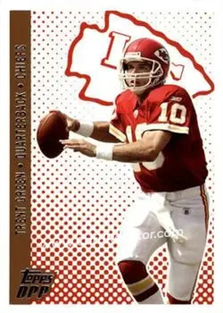 2006 Topps Draft Picks & Prospects #23 - Trent Green - Kansas City Chiefs - Front 2006 Topps Draft Picks & Prospects #23 - Trent Green - Kansas City Chiefs - Front