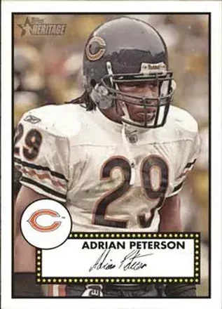 Adrian Peterson · 2006 Topps Heritage #12
