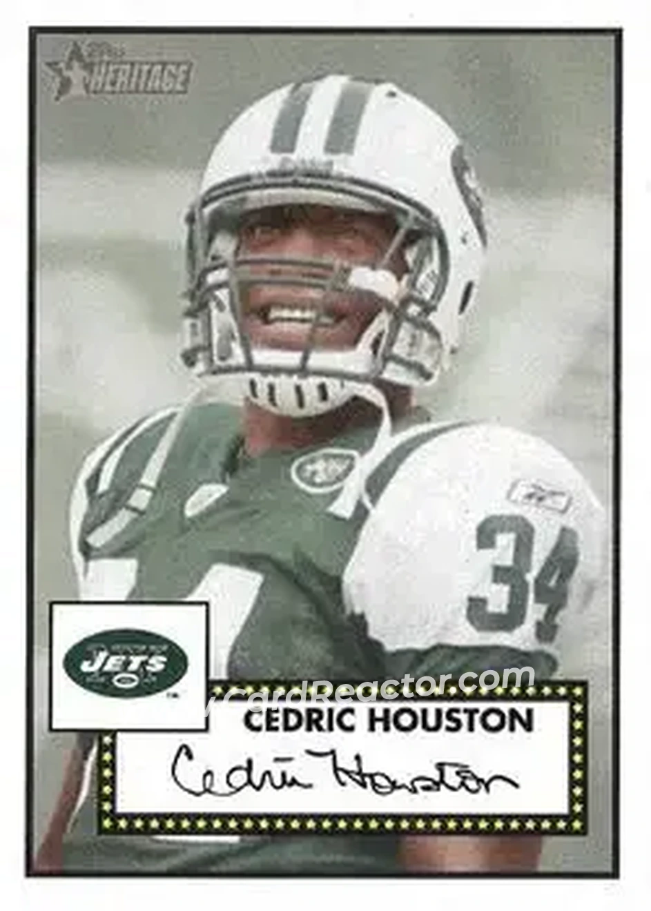 2006 Topps Heritage #15 - Cedric Houston - New York Jets - Front