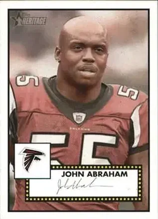 John Abraham · 2006 Topps Heritage #16