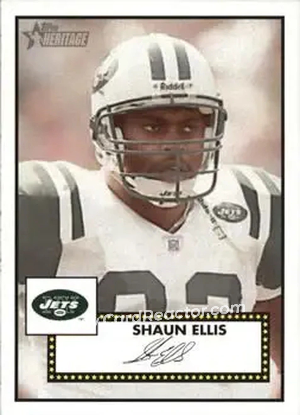 2006 Topps Heritage #24 - Shaun Ellis - New York Jets - Front