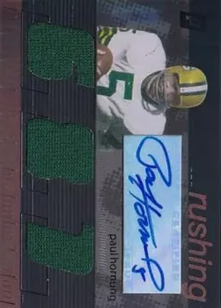 Paul Hornung · 2006 Topps Paradigm #TPCHR-BG · Career Highs Triple Jersey Autographs