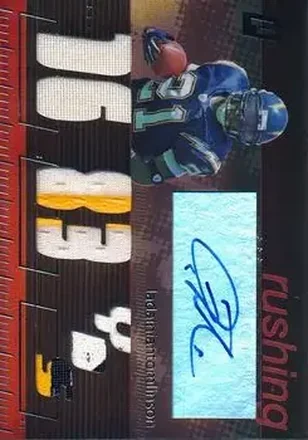 LaDainian Tomlinson · 2006 Topps Paradigm #TPCHR-LT · Career Highs Triple Jersey Autographs