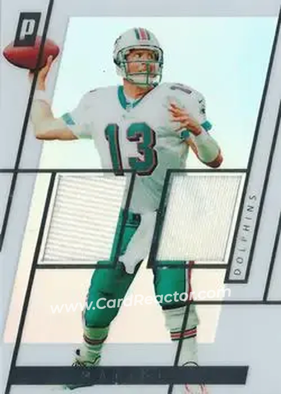 2006 Topps Paradigm - Dual Jerseys #TP-DM - Dan Marino - Miami Dolphins - Front 2006 Topps Paradigm - Dual Jerseys #TP-DM - Dan Marino - Miami Dolphins - Front