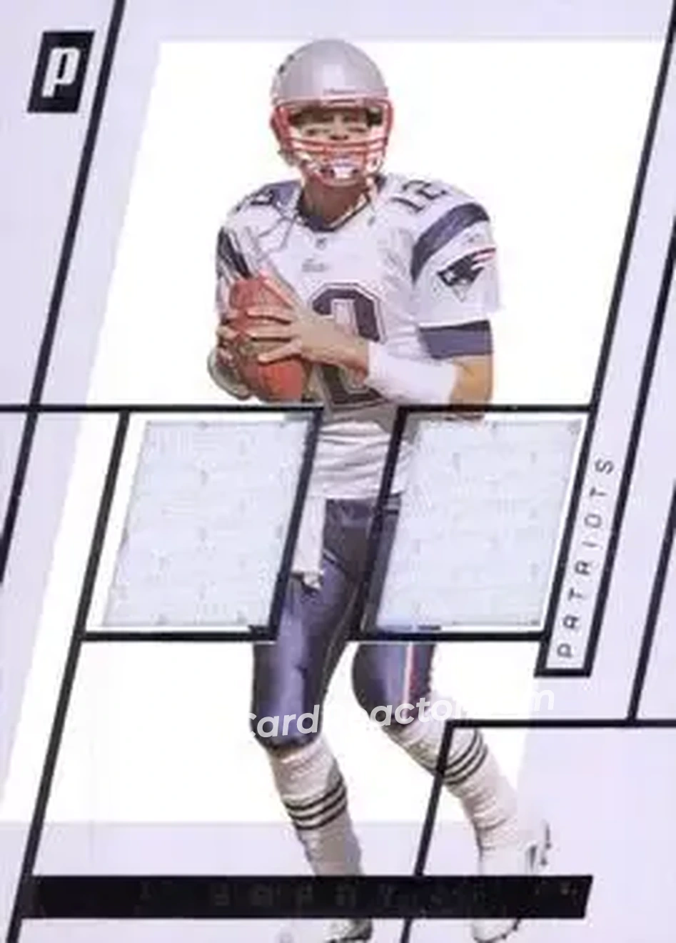 2006 Topps Paradigm - Dual Jerseys #TP-TBR - Tom Brady - New England Patriots - Front 2006 Topps Paradigm - Dual Jerseys #TP-TBR - Tom Brady - New England Patriots - Front