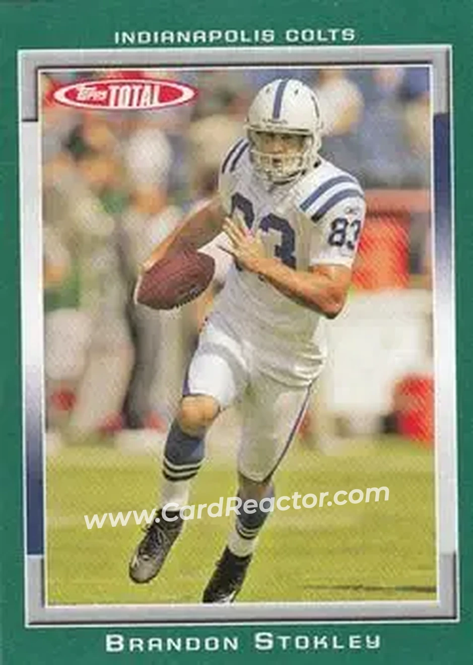 2006 Topps Total #18 - Brandon Stokley - Indianapolis Colts - Front