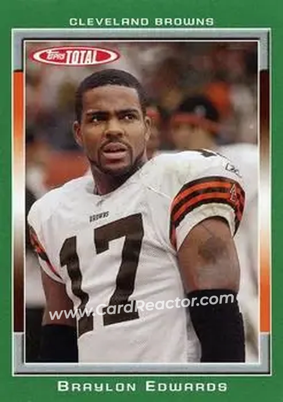 2006 Topps Total #20 - Braylon Edwards - Cleveland Browns - Front