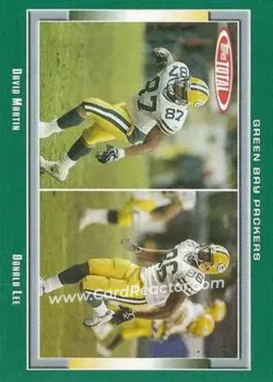 2006 Topps Total #26 - Donald Lee - David Martin - Green Bay Packers - Green Bay Packers - Front