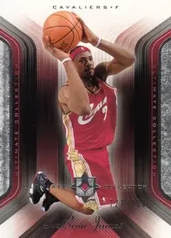 2004-05 Upper Deck Ultimate Collection #15 - LeBron James - Cleveland Cavaliers