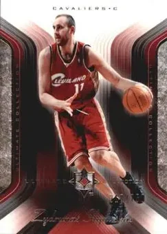 2004-05 Upper Deck Ultimate Collection #18 - Zydrunas Ilgauskas - Cleveland Cavaliers