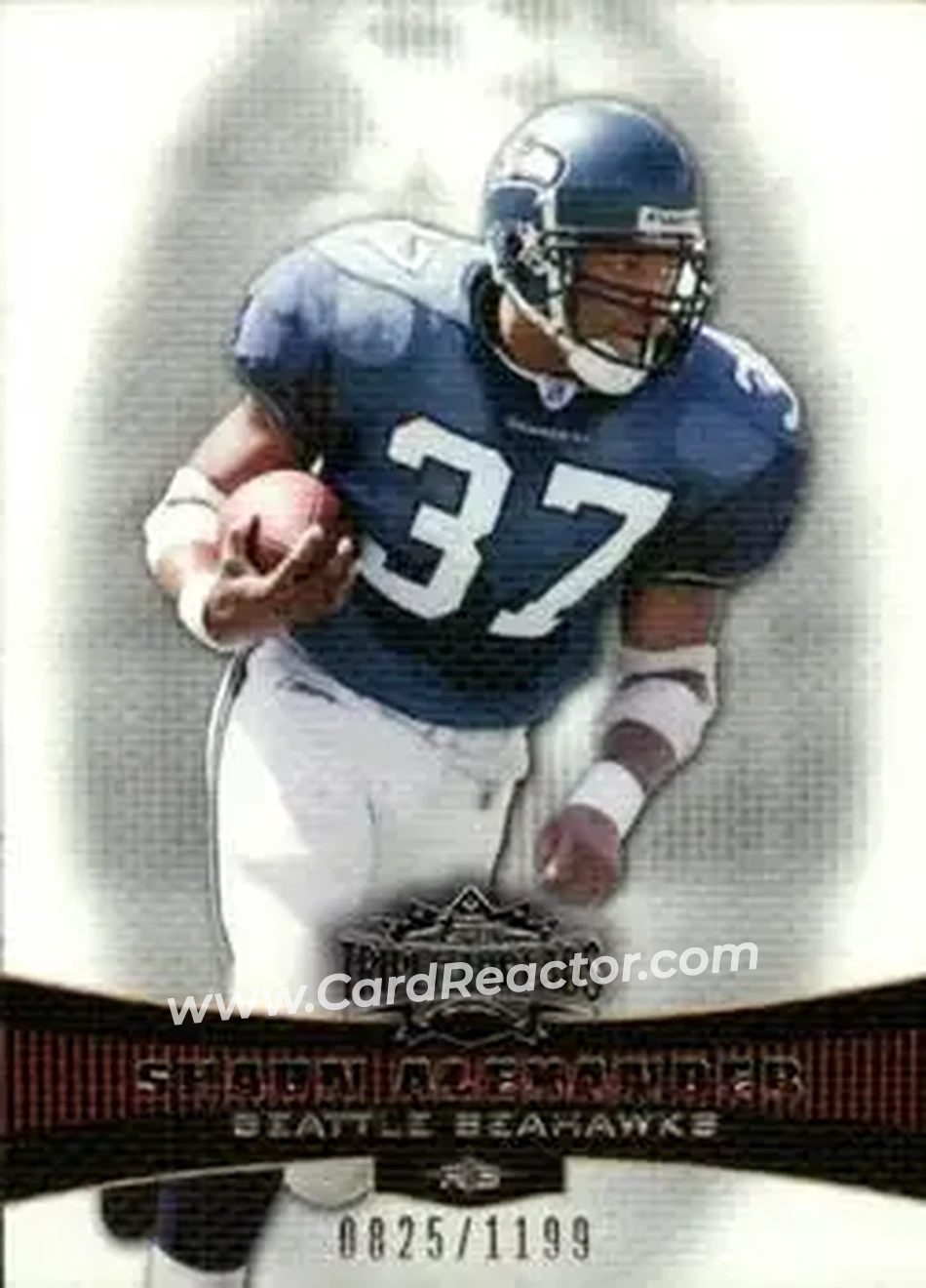 2006 Topps Triple Threads #1 - Shaun Alexander - Seattle Seahawks - Front