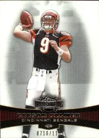 2006 Topps Triple Threads #2 - Carson Palmer - Cincinnati Bengals