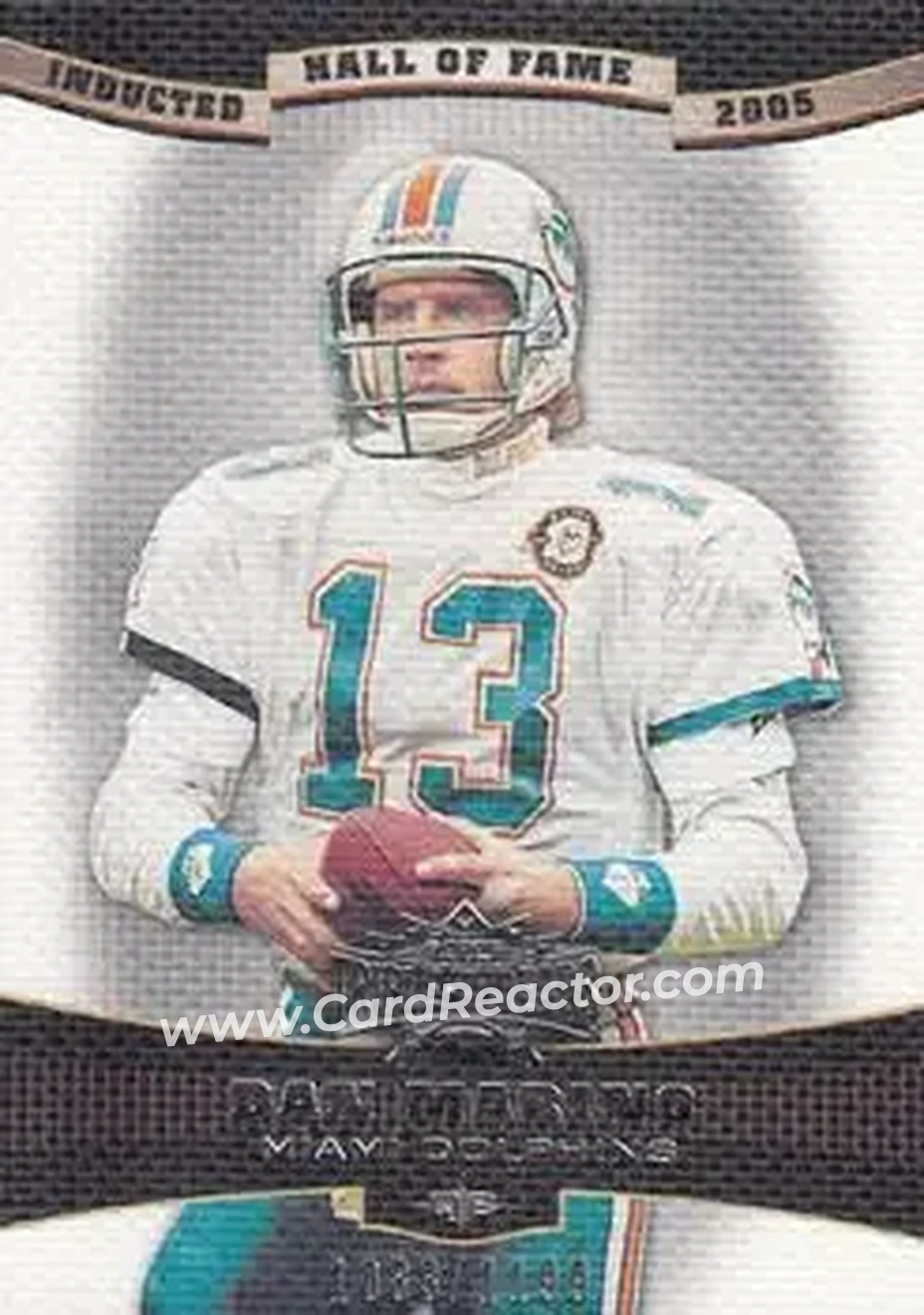 2006 Topps Triple Threads #4 - Dan Marino - Miami Dolphins - Front 2006 Topps Triple Threads #4 - Dan Marino - Miami Dolphins - Front