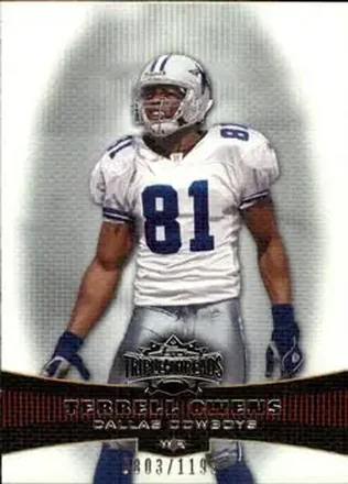 2006 Topps Triple Threads #5 - Terrell Owens - Dallas Cowboys