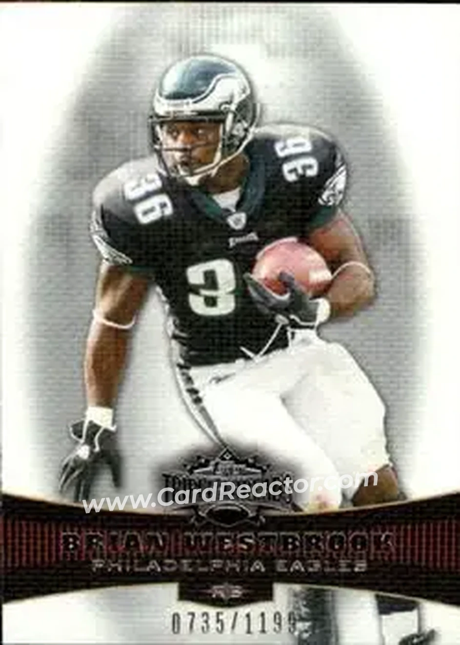 2006 Topps Triple Threads #7 - Brian Westbrook - Philadelphia Eagles - Front
