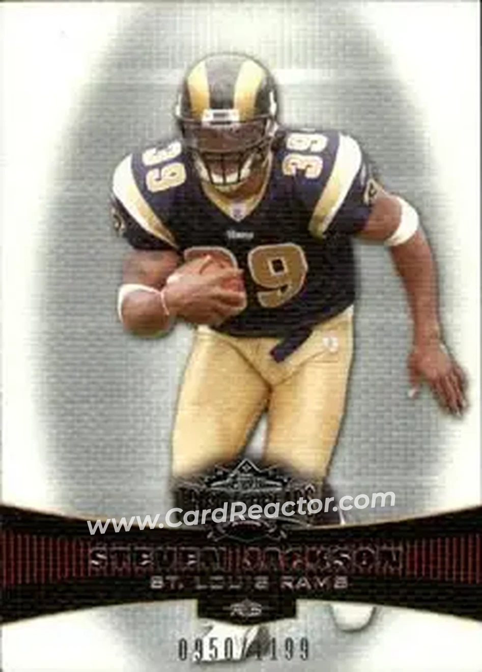 2006 Topps Triple Threads #9 - Steven Jackson - St. Louis Rams - Front