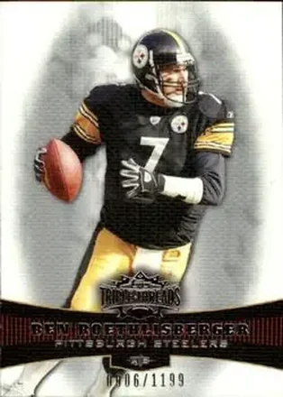 2006 Topps Triple Threads #11 - Ben Roethlisberger - Pittsburgh Steelers