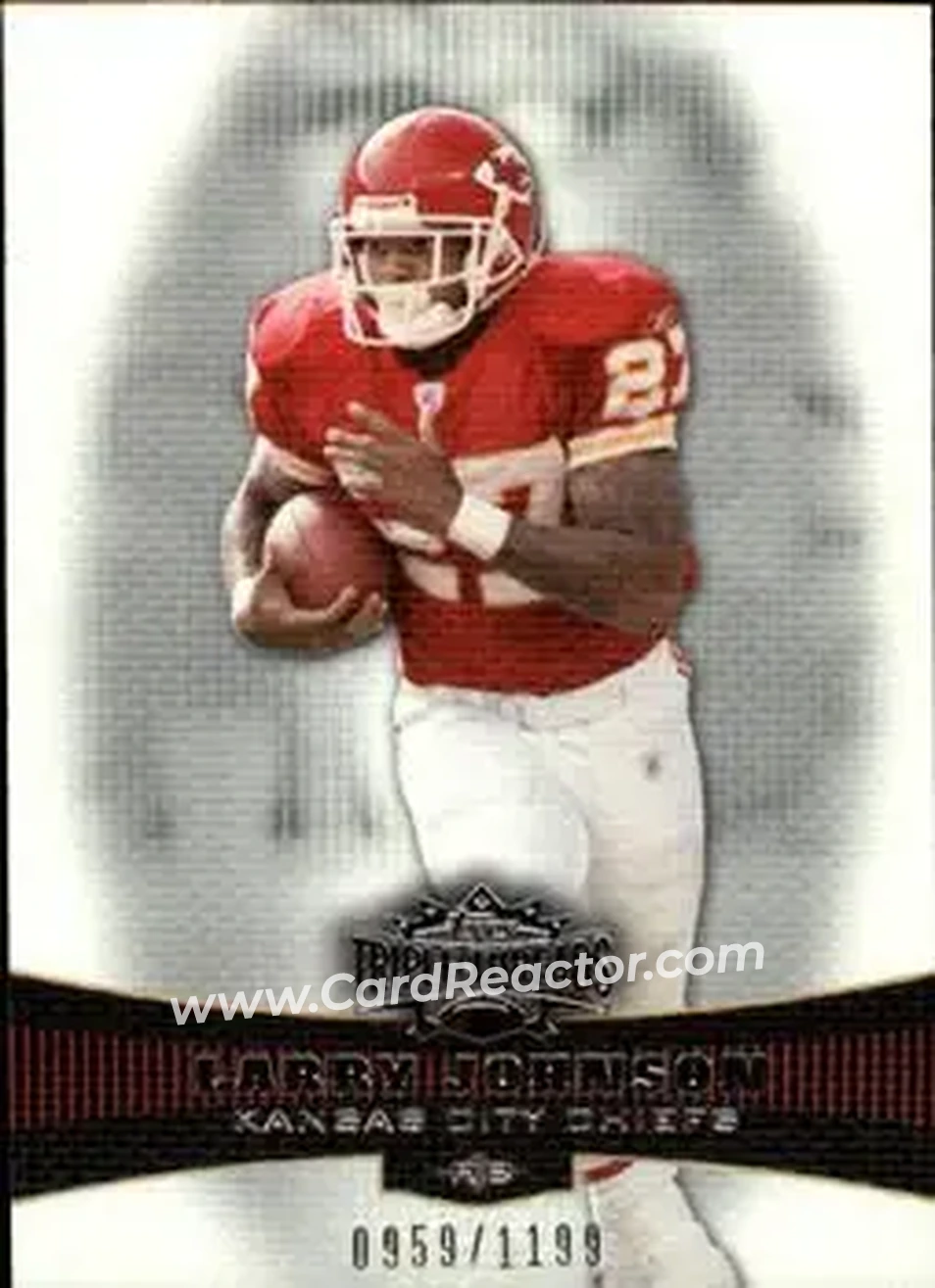 2006 Topps Triple Threads #15 - Larry Johnson - Kansas City Chiefs - Front