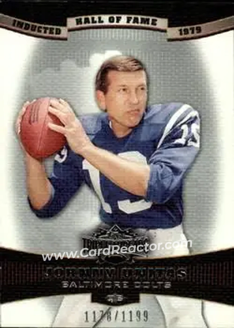 2006 Topps Triple Threads #16 - John Unitas - Baltimore Colts - Front