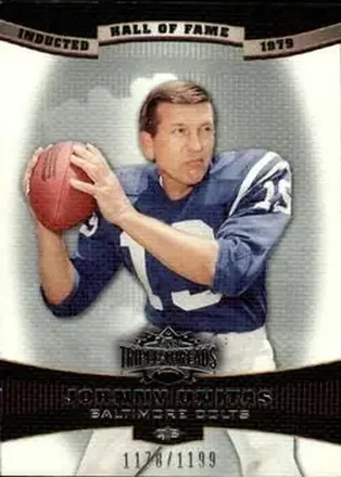 2006 Topps Triple Threads #16 - John Unitas - Baltimore Colts
