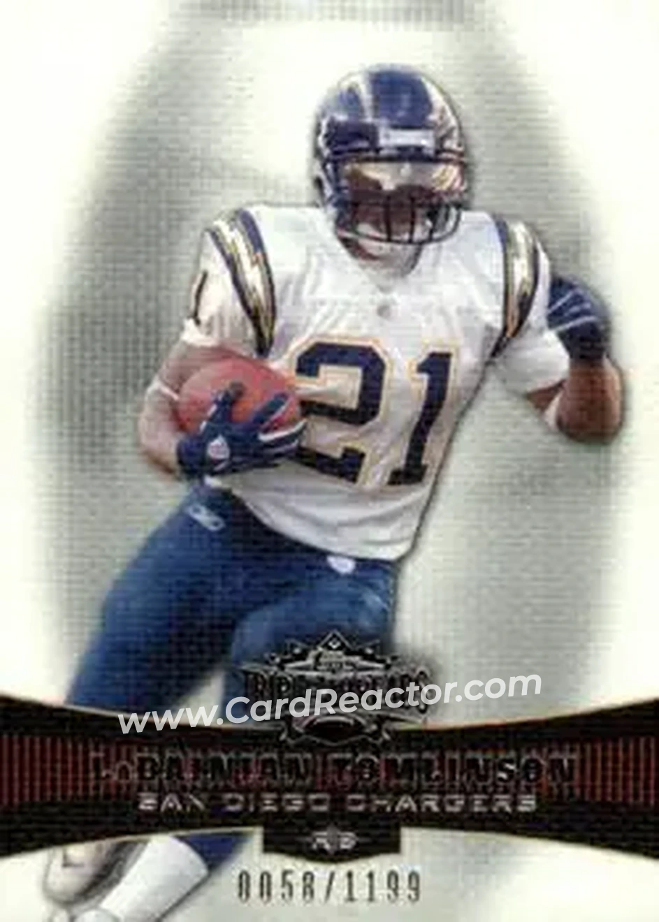 2006 Topps Triple Threads #18 - LaDainian Tomlinson - San Diego Chargers - Front