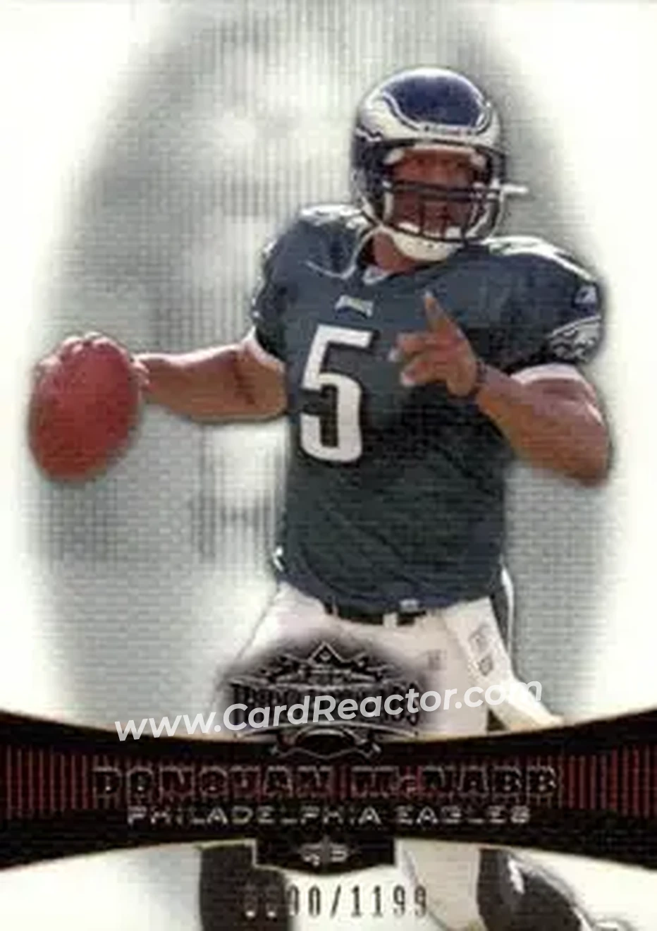 2006 Topps Triple Threads #19 - Donovan McNabb - Philadelphia Eagles - Front 2006 Topps Triple Threads #19 - Donovan McNabb - Philadelphia Eagles - Front