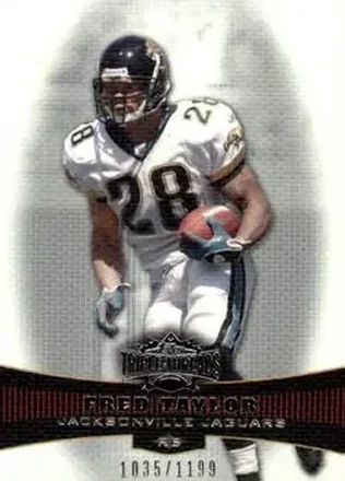 2006 Topps Triple Threads #20 - Fred Taylor - Jacksonville Jaguars