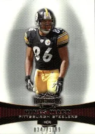 2006 Topps Triple Threads #21 - Hines Ward - Pittsburgh Steelers