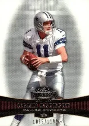 2006 Topps Triple Threads #25 - Drew Bledsoe - Dallas Cowboys
