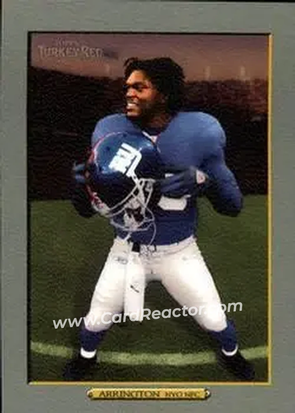 2006 Topps Turkey Red #1 - LaVar Arrington - New York Giants - Front