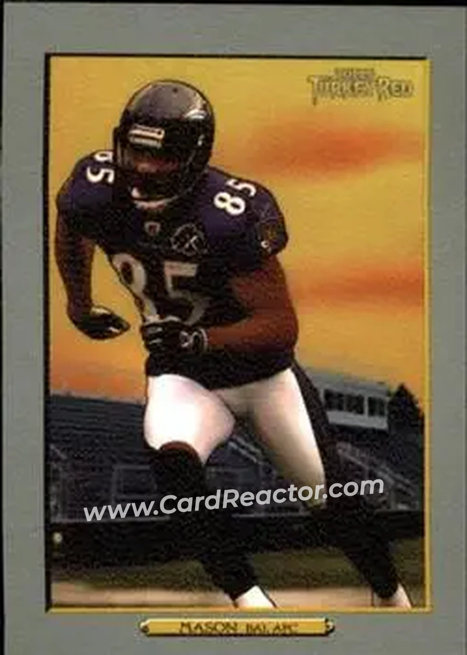 2006 Topps Turkey Red #4 - Derrick Mason - Baltimore Ravens - Front