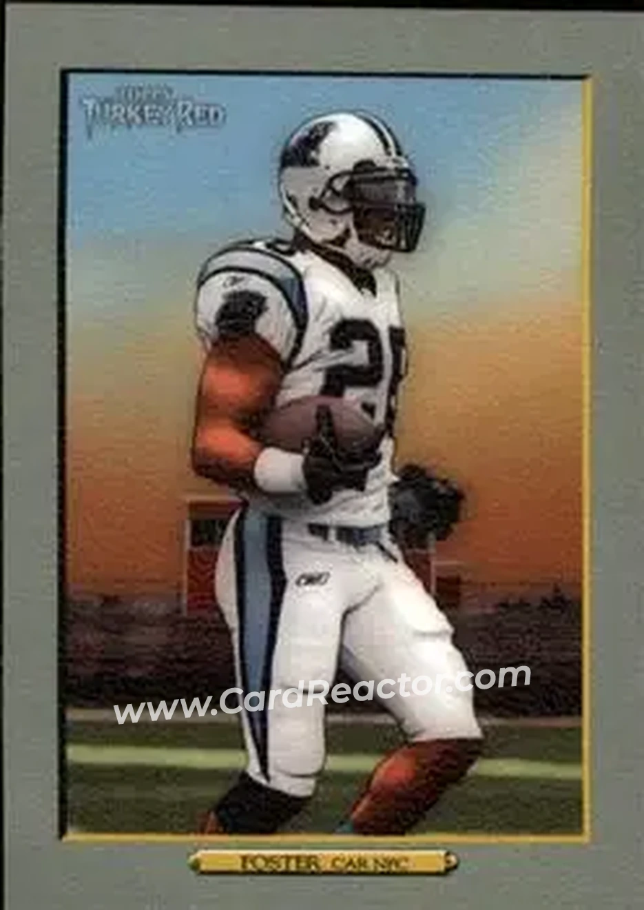 2006 Topps Turkey Red #5 - DeShaun Foster - Carolina Panthers - Front