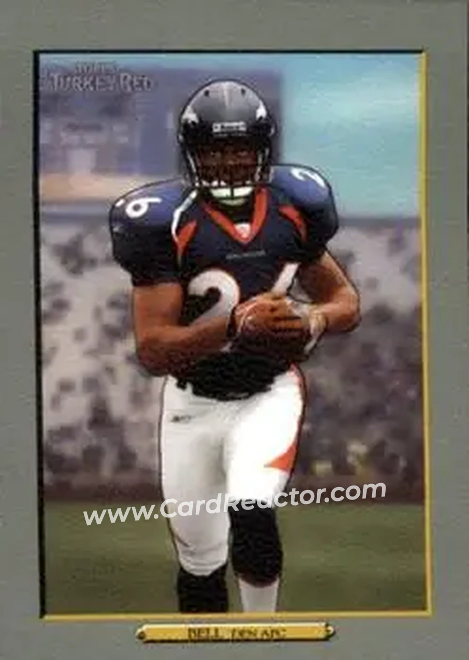 2006 Topps Turkey Red #9 - Tatum Bell - Denver Broncos - Front