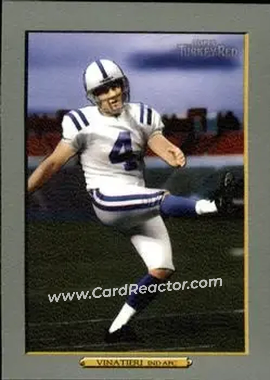 2006 Topps Turkey Red #12 - Adam Vinatieri - Indianapolis Colts - Front